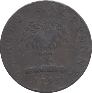 1795 MIDDLESEX HALFPENNY TOKEN - HALFPENNY - Cambridgeshire Coins