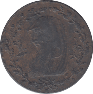 1795 NORTH WALES HALFPENNY TOKEN - HALFPENNY TOKEN - Cambridgeshire Coins