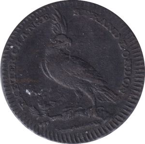 1795 PIDCOCK EXHIBITION FARTHING TOKEN ELEPHANT - FARTHING TOKEN - Cambridgeshire Coins