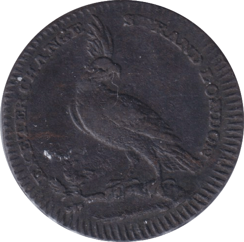 1795 PIDCOCK EXHIBITION FARTHING TOKEN ELEPHANT - FARTHING TOKEN - Cambridgeshire Coins