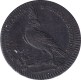 1795 PIDCOCK EXHIBITION FARTHING TOKEN ELEPHANT - FARTHING TOKEN - Cambridgeshire Coins