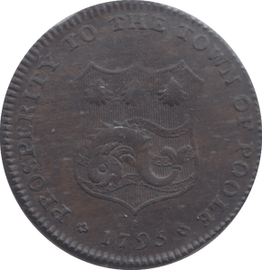 1795 POOKE FARTHING TOKEN - FARTHING TOKEN - Cambridgeshire Coins