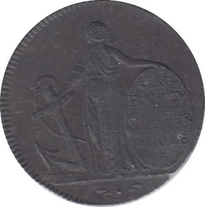 1795 POOKE FARTHING TOKEN - FARTHING TOKEN - Cambridgeshire Coins