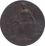 1795 SISE LANE HALFPENNY TOKEN - HALFPENNY TOKEN - Cambridgeshire Coins