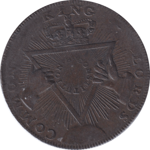 1795 SISE LANE HALFPENNY TOKEN - HALFPENNY TOKEN - Cambridgeshire Coins