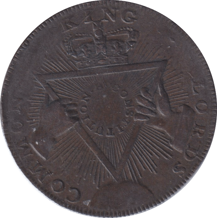 1795 SISE LANE HALFPENNY TOKEN - HALFPENNY TOKEN - Cambridgeshire Coins