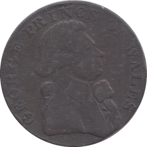 1795 WALES HALFPENNY TOKEN - PENNY TOKEN - Cambridgeshire Coins