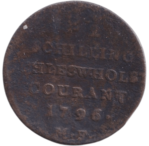 1796 2 1/2 SCHILLING SCHLESWIG HOLSTEIN - WORLD COINS - Cambridgeshire Coins
