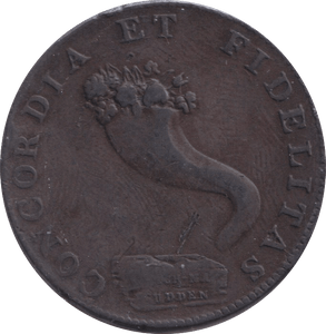 1796 HALF PENNY TOKEN INVERNESS - HALFPENNY TOKEN - Cambridgeshire Coins
