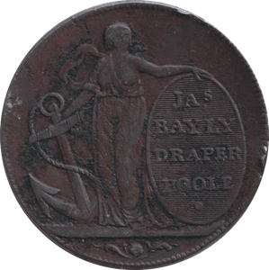 1796 HALF PENNY TOKEN POOLE - HALFPENNY TOKEN - Cambridgeshire Coins