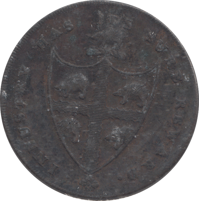 1796 HALFPENNY TOKEN BIRMINGHAM - HALFPENNY TOKEN - Cambridgeshire Coins