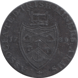 1796 HALFPENNY TOKEN CROEBANE - HALFPENNY TOKEN - Cambridgeshire Coins