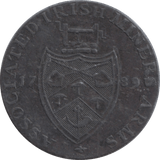 1796 HALFPENNY TOKEN CROEBANE - HALFPENNY TOKEN - Cambridgeshire Coins