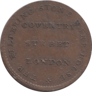 1796 LONDON HALFPENNY TOKEN - PENNY TOKEN - Cambridgeshire Coins