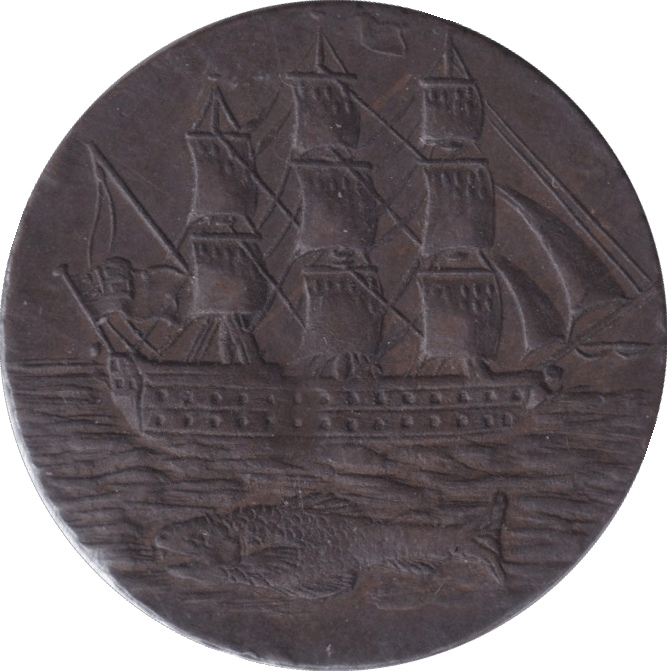 1796 PORTSEA HALFPENNY TOKEN - HALFPENNY TOKEN - Cambridgeshire Coins
