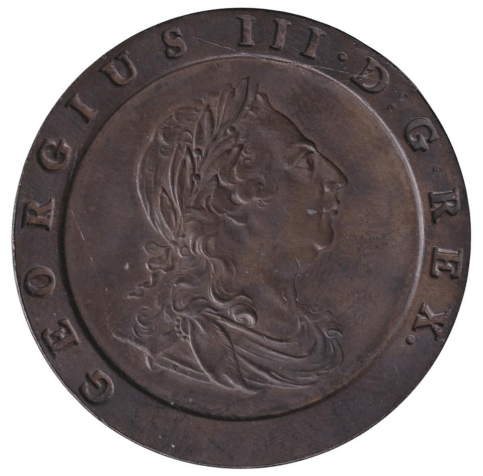 1797 CARTWHEEL TWOPENCE ( EF ) - TWOPENCE - Cambridgeshire Coins