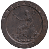 1797 CARTWHEEL TWOPENCE ( EF ) - TWOPENCE - Cambridgeshire Coins