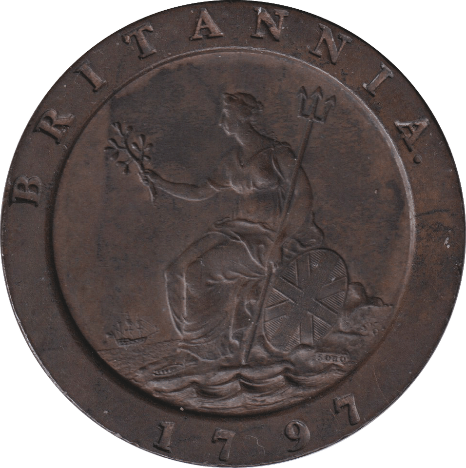 1797 CARTWHEEL TWOPENCE ( EF ) - TWOPENCE - Cambridgeshire Coins