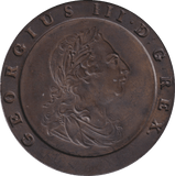 1797 CARTWHEEL TWOPENCE ( EF ) - TWOPENCE - Cambridgeshire Coins