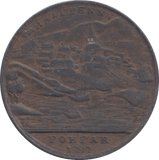 1797 FORFAR CASTLE HALFPENNY TOKEN - HALFPENNY TOKEN - Cambridgeshire Coins