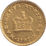 1797 GOLD THIRD GUINEA ( AUNC ) - GUINEAS - Cambridgeshire Coins