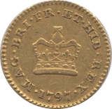 1797 GOLD THIRD GUINEA ( GVF ) - Guineas - Cambridgeshire Coins
