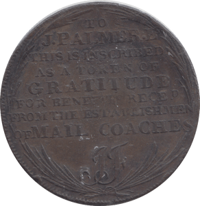 1797 MIDDLESEX HALFPENNY TOKEN - HALFPENNY TOKEN - Cambridgeshire Coins