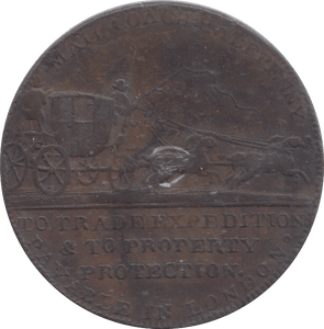1797 MIDDLESEX HALFPENNY TOKEN - HALFPENNY TOKEN - Cambridgeshire Coins