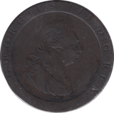 1797 PENNY BRITANNIA ( FINE ) - PENNY - Cambridgeshire Coins