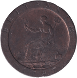 1797 PENNY CLEANED ( VF ) - PENNY - Cambridgeshire Coins