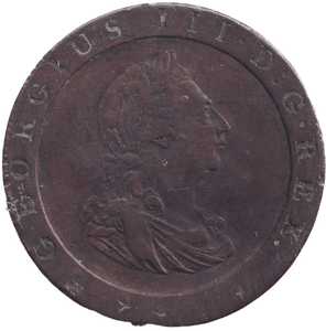1797 PENNY CLEANED ( VF ) - PENNY - Cambridgeshire Coins