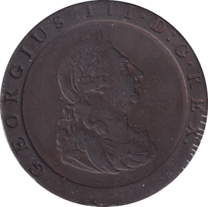 1797 PENNY ( VF ) 2 - Penny - Cambridgeshire Coins
