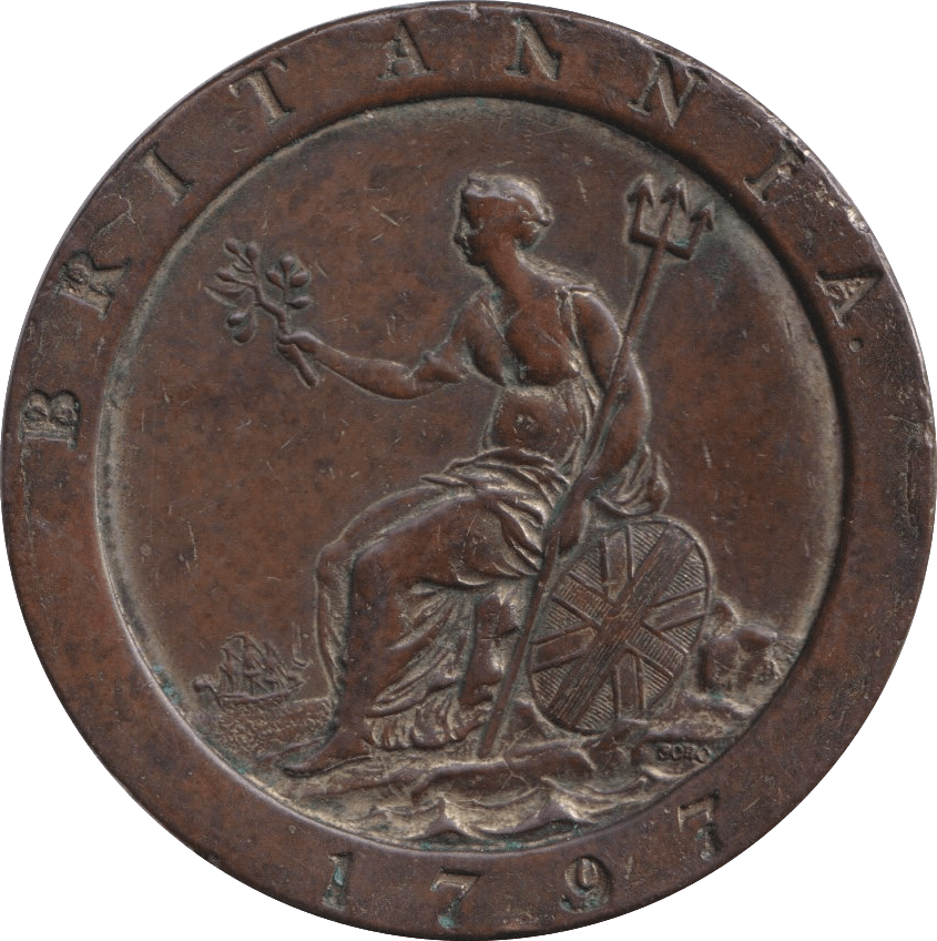 1797 PENNY ( VF ) N1 - Penny - Cambridgeshire Coins