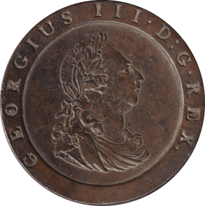1797 PENNY ( VF ) N1 - Penny - Cambridgeshire Coins