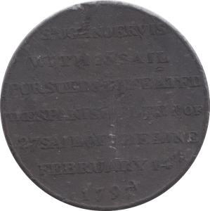 1797 PORTSMOUTH HALFPENNY TOKEN - HALFPENNY TOKEN - Cambridgeshire Coins