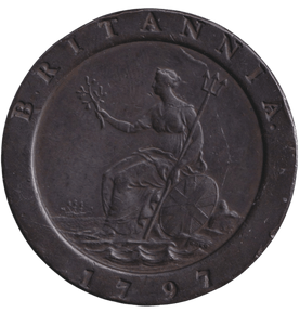 1797 TWOPENCE ( EF ) - TWOPENCE - Cambridgeshire Coins