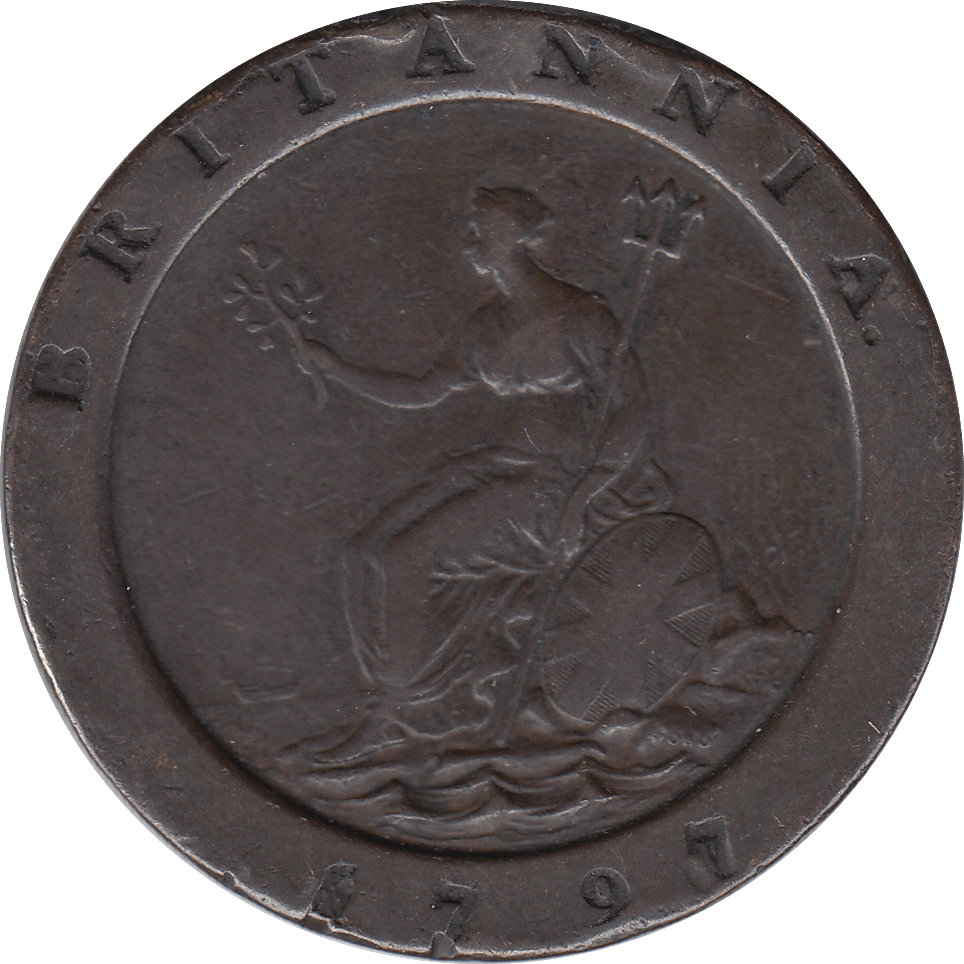1797 TWOPENCE ( GF ) - TWOPENCE - Cambridgeshire Coins
