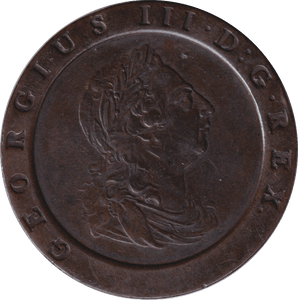 1797 TWOPENCE ( GVF ) - PENNY - Cambridgeshire Coins