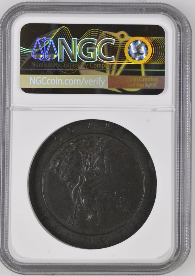 1797 TWOPENCE SOHO AU 50 BN - NGC OTHER COINS - Cambridgeshire Coins
