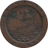 1797 TWOPENCE ( VF ) REF 11 - TWOPENCE - Cambridgeshire Coins