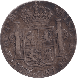 1798 EIGHT REALS SPAIN - SILVER WORLD COINS - Cambridgeshire Coins