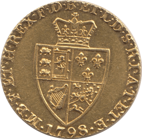 1798 GOLD ONE GUINEA ( AUNC ) - Guineas - Cambridgeshire Coins