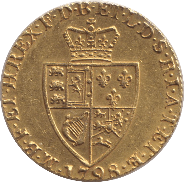 1798 GOLD ONE GUINEA ( EF ) - GUINEAS - Cambridgeshire Coins