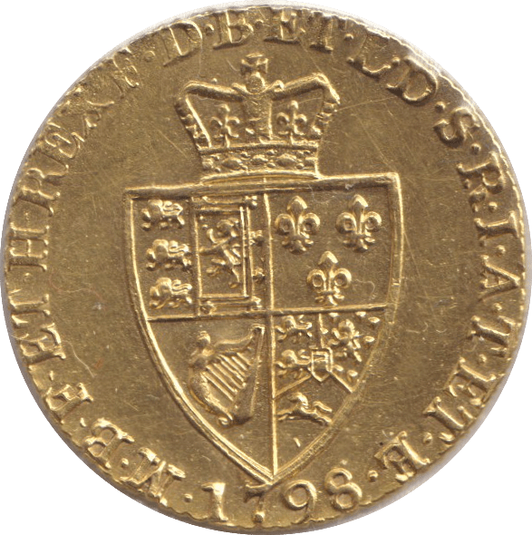 1798 GOLD ONE GUINEA ( VF ) - GUINEAS - Cambridgeshire Coins