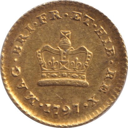1798 GOLD THIRD GUINEA ( EF ) - GUINEAS - Cambridgeshire Coins