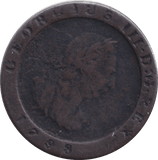 1798 HALF PENNY ISLE OF MAN - WORLD COINS - Cambridgeshire Coins