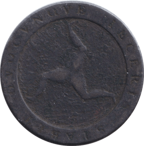 1798 HALFPENNY ISLE OF MAN - WORLD COINS - Cambridgeshire Coins