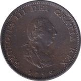 1799 FARTHING ( EF ) - FARTHING - Cambridgeshire Coins
