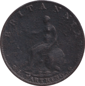 1799 FARTHING ( FINE ) - FARTHING - Cambridgeshire Coins