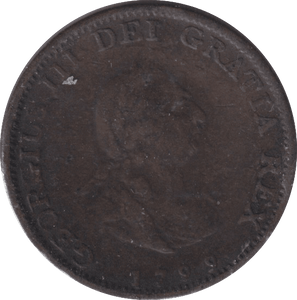 1799 FARTHING ( FINE ) - FARTHING - Cambridgeshire Coins